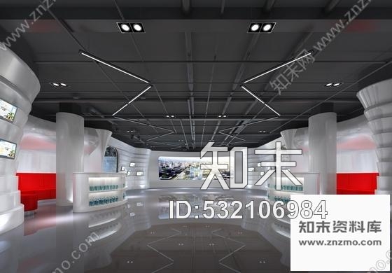 施工图工业材料展厅设计施工图含效果图施工图下载【ID:532106984】