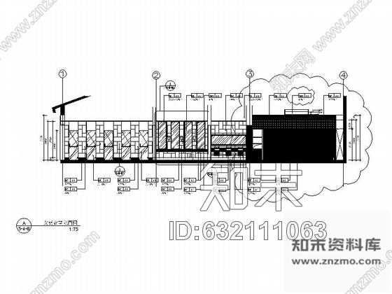 施工图广东混搭中的大气高尔夫球场休闲会所CAD施工图含效果图施工图下载【ID:632111063】