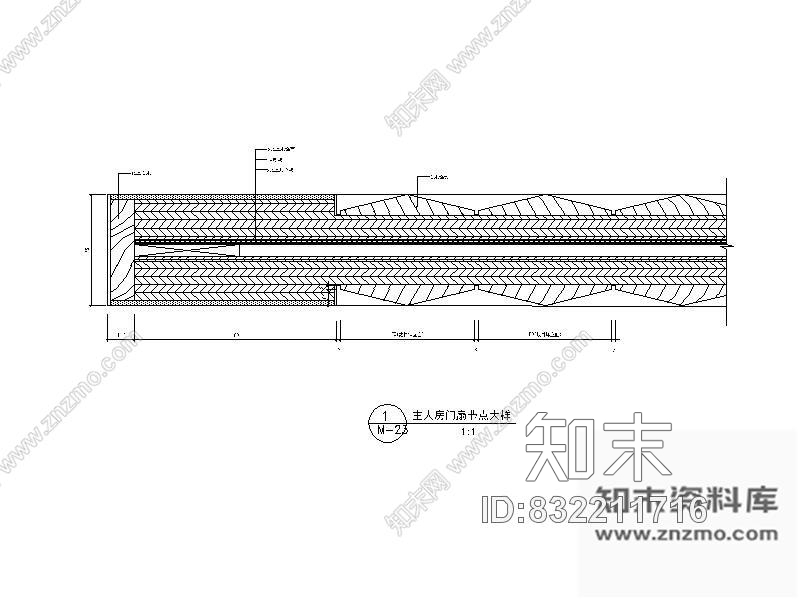 图块/节点主人房子母门详图cad施工图下载【ID:832211716】