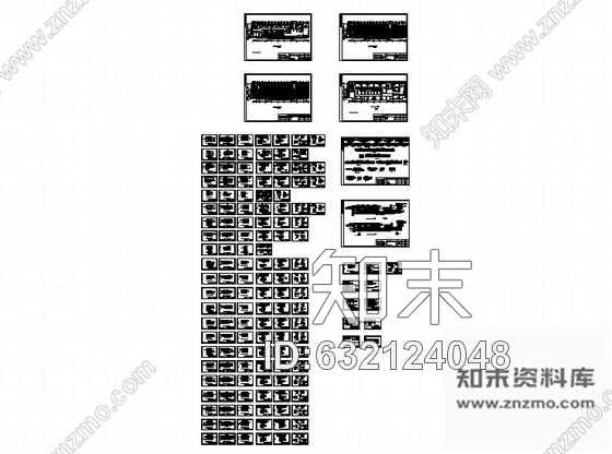 施工图宁夏某国际大酒店三楼KTV室内装修图cad施工图下载【ID:632124048】