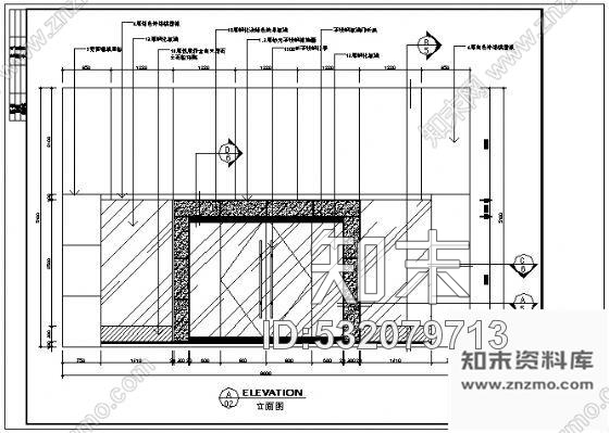 施工图售楼处cad施工图下载【ID:532079713】
