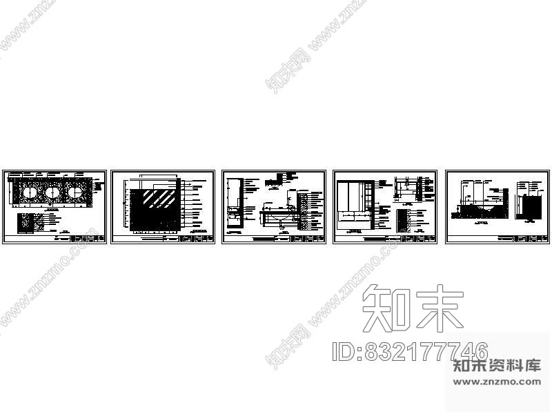 图块/节点商场卫生间详图cad施工图下载【ID:832177746】