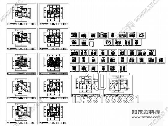 施工图宁波双层别墅设计方案cad施工图下载【ID:531996321】