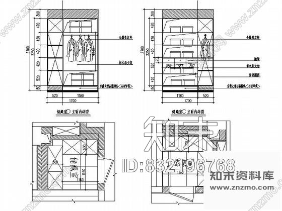 图块/节点门厅衣帽间装修详图施工图下载【ID:832196768】