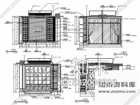 施工图深圳东南亚餐厅室内装修施工图(含实景)cad施工图下载【ID:532006582】