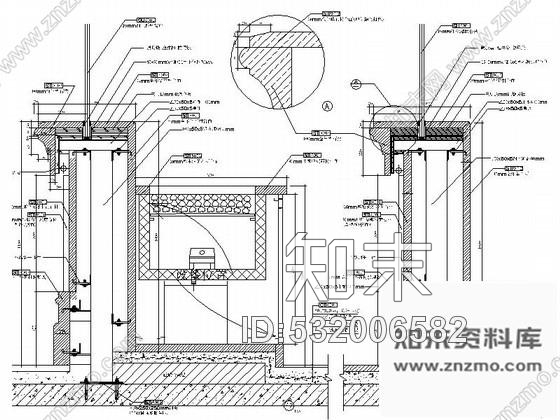 施工图深圳东南亚餐厅室内装修施工图(含实景)cad施工图下载【ID:532006582】