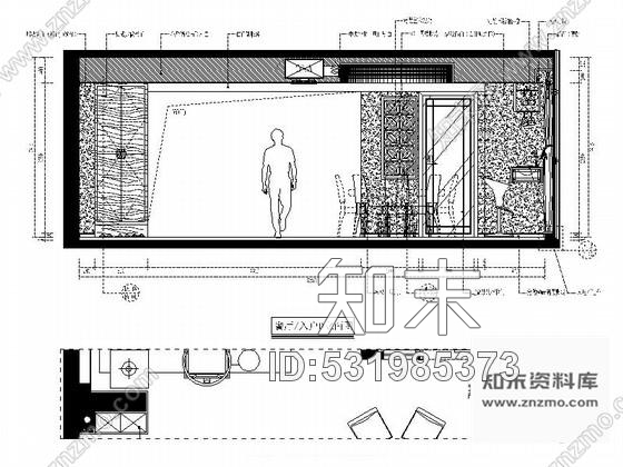 施工图福州江景水岸豪宅新中式风格复式装修图含效果cad施工图下载【ID:531985373】