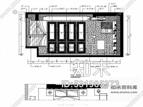 施工图福州江景水岸豪宅新中式风格复式装修图含效果cad施工图下载【ID:531985373】