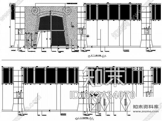 施工图花园酒店圆形游泳池装修图cad施工图下载【ID:632134070】