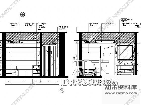 施工图五星假日酒店标准客房施工图cad施工图下载【ID:532055685】