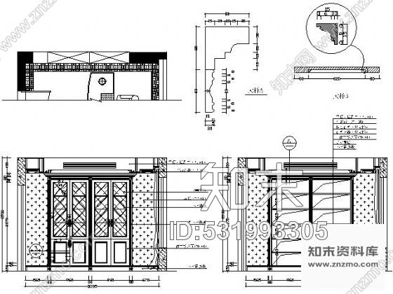 施工图深圳西欧风情双层别墅施工图含效果cad施工图下载【ID:531993305】