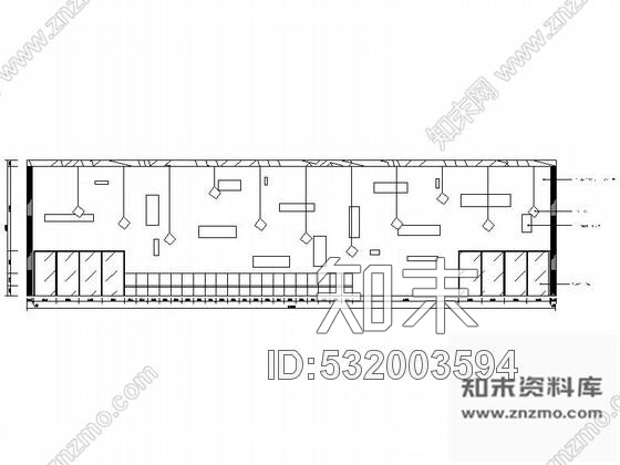 施工图超现代时尚餐厅装修图含效果cad施工图下载【ID:532003594】