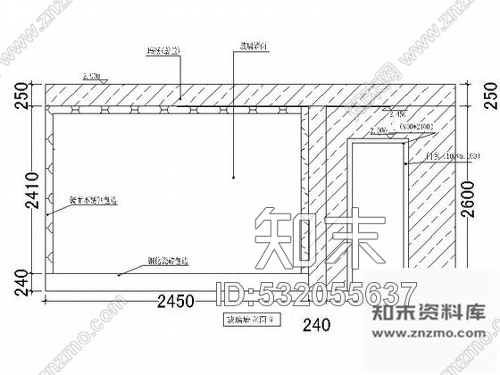 施工图四川某物流公司改用套房室内装修图cad施工图下载【ID:532055637】