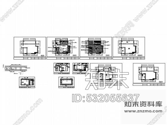 施工图四川某物流公司改用套房室内装修图cad施工图下载【ID:532055637】