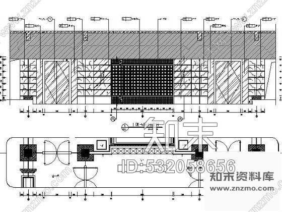 施工图广东五星级酒店夜总会走廊施工图cad施工图下载【ID:532058656】