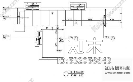 五星酒店过道图cad施工图下载【ID:532056643】