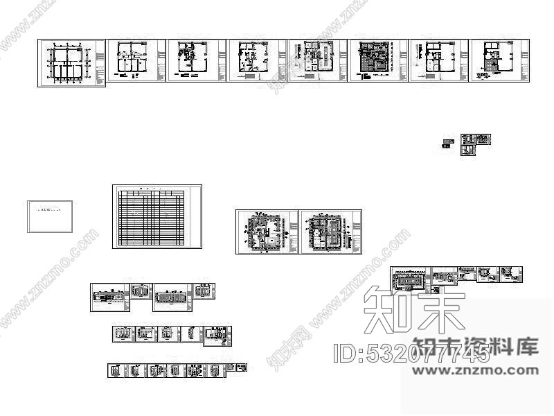 施工图广东欧式风格售楼处装修图(含效果)cad施工图下载【ID:532077745】