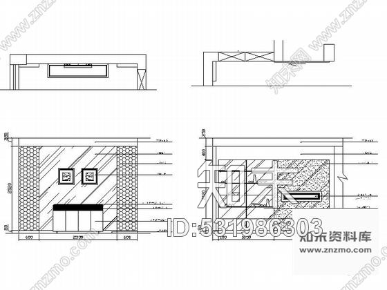 施工图某绿城现代高档四层别墅室内装修图含实景施工图下载【ID:531986303】