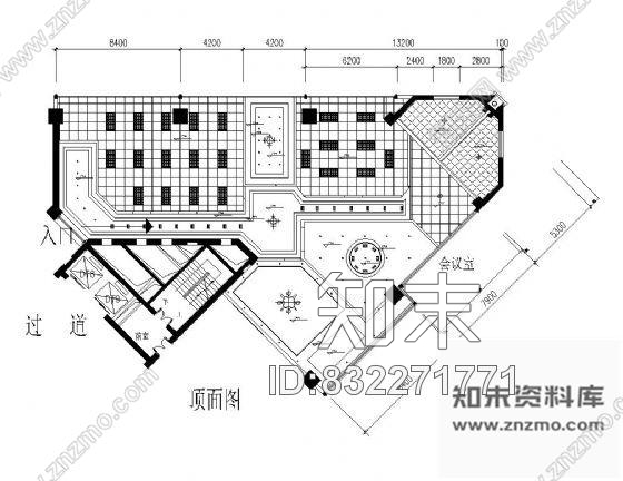 图块/节点办公空间平面设计图cad施工图下载【ID:832271771】