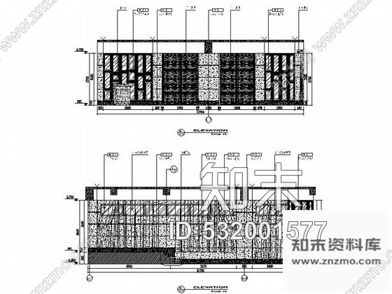 施工图无锡特色精品古典餐厅CAD装修图含效果实景cad施工图下载【ID:532001577】