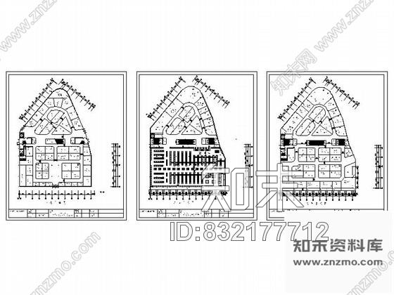 图块/节点某百货商场布局平面图cad施工图下载【ID:832177712】