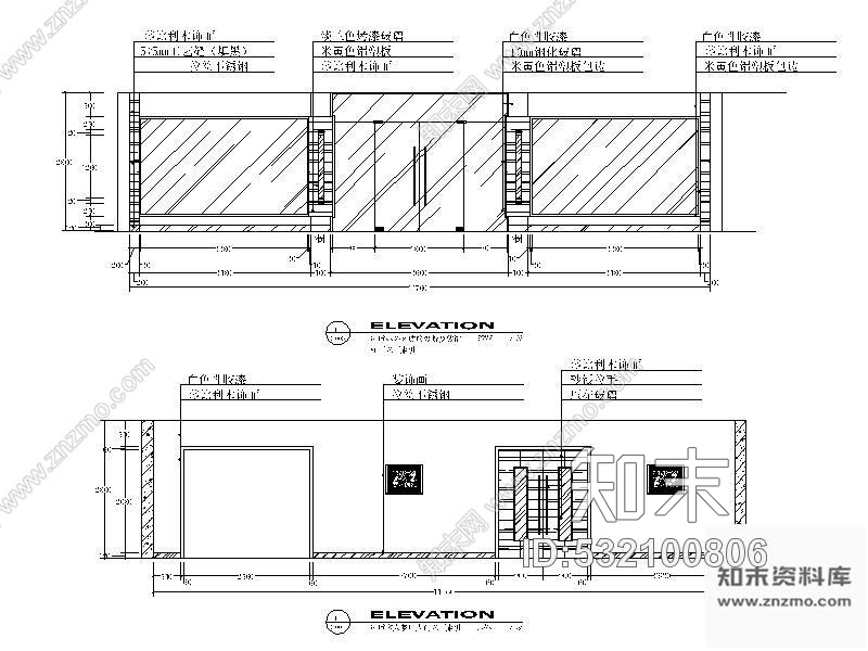 施工图某办公空间装饰设计图cad施工图下载【ID:532100806】
