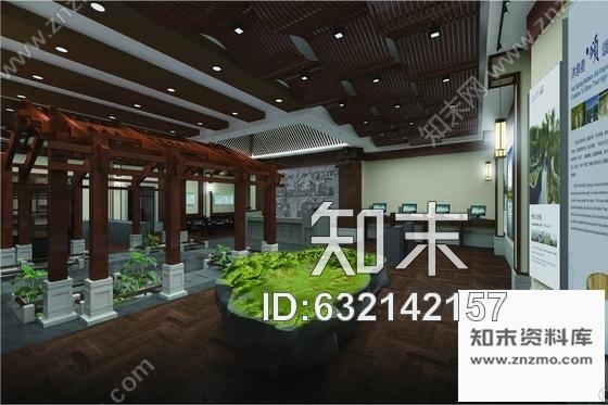 施工图南京自然风景区典雅中式游客服务中心装修施工图含效果图cad施工图下载【ID:632142157】