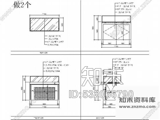 施工图赣州现代感十足眼镜店CAD室内施工图含效果图施工图下载【ID:532066790】