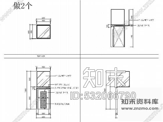 施工图赣州现代感十足眼镜店CAD室内施工图含效果图施工图下载【ID:532066790】