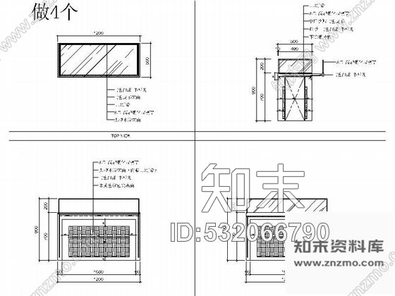 施工图赣州现代感十足眼镜店CAD室内施工图含效果图施工图下载【ID:532066790】