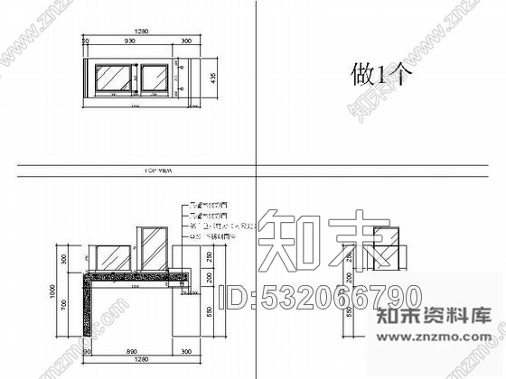 施工图赣州现代感十足眼镜店CAD室内施工图含效果图施工图下载【ID:532066790】