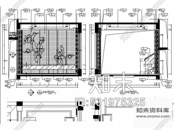 施工图深圳华丽雅致新中式五层别墅样板房室内设计施工图含高清效果图及效果图模型cad施工图下载【ID:531975325】