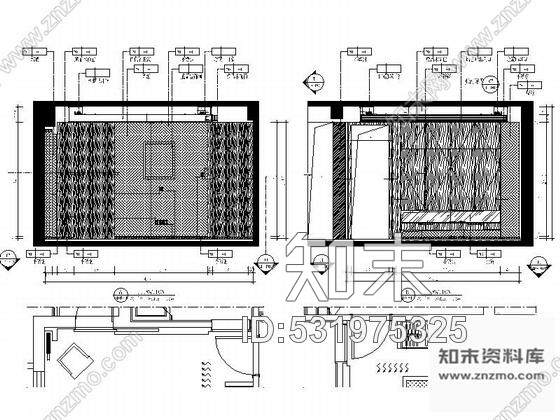 施工图深圳华丽雅致新中式五层别墅样板房室内设计施工图含高清效果图及效果图模型cad施工图下载【ID:531975325】