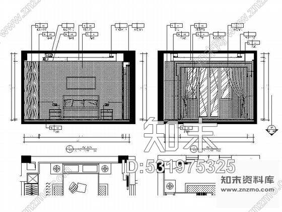 施工图深圳华丽雅致新中式五层别墅样板房室内设计施工图含高清效果图及效果图模型cad施工图下载【ID:531975325】