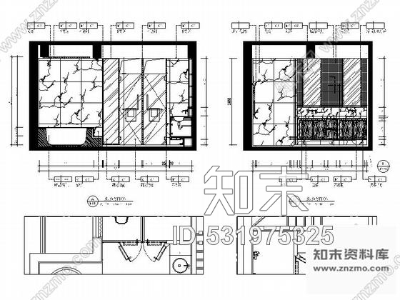 施工图深圳华丽雅致新中式五层别墅样板房室内设计施工图含高清效果图及效果图模型cad施工图下载【ID:531975325】