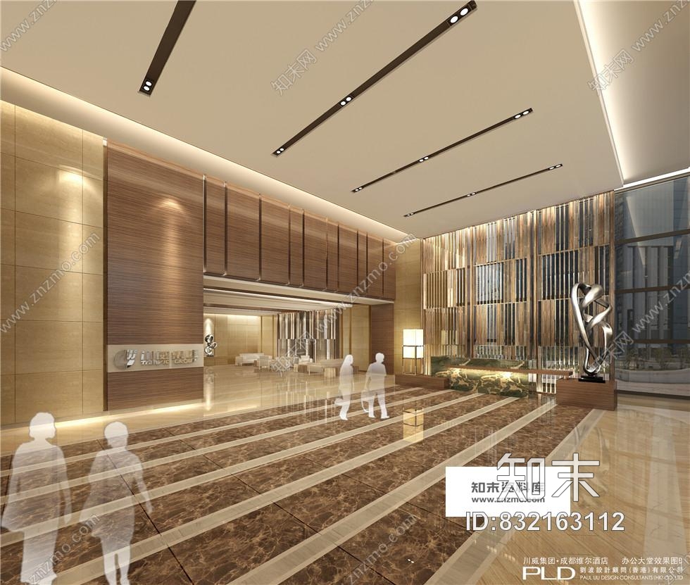 刘波PLD-维尔酒店公共区域客房区域施工图含效果图物料表cad施工图下载【ID:832163112】