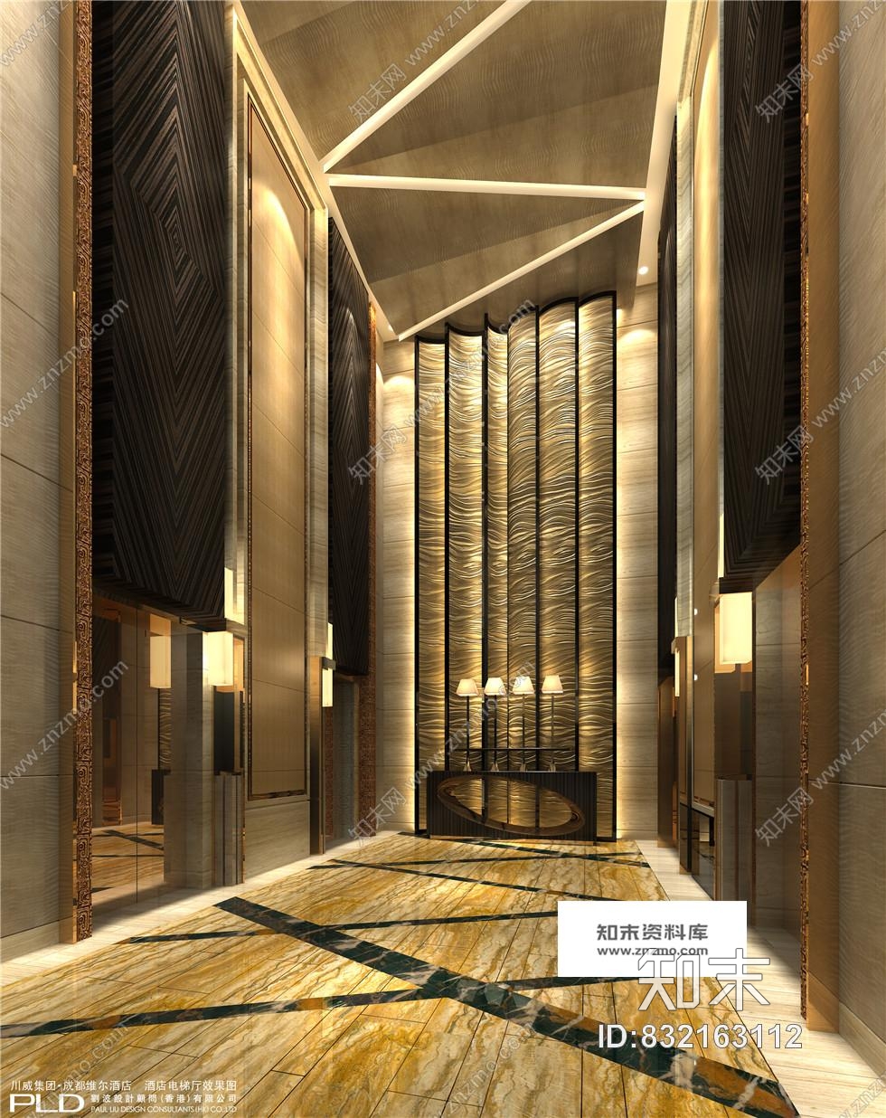 刘波PLD-维尔酒店公共区域客房区域施工图含效果图物料表cad施工图下载【ID:832163112】
