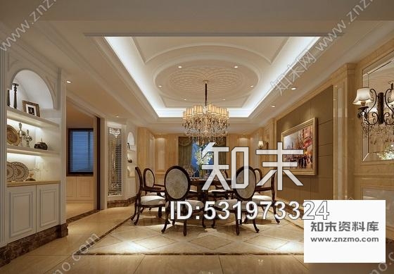 施工图福州主题公园精品欧式四层别墅CAD装修图含效果cad施工图下载【ID:531973324】