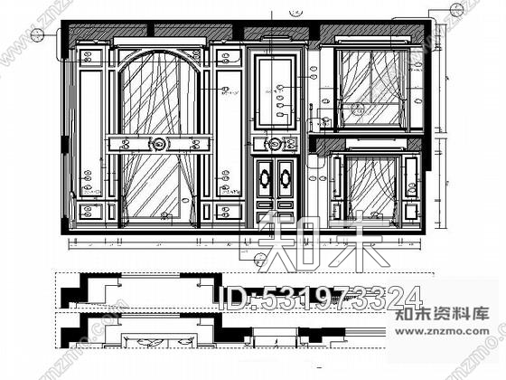 施工图福州主题公园精品欧式四层别墅CAD装修图含效果cad施工图下载【ID:531973324】