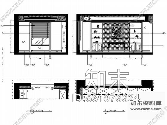 施工图福州主题公园精品欧式四层别墅CAD装修图含效果cad施工图下载【ID:531973324】