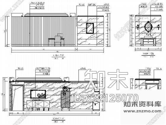 施工图北京时尚欧式会所KTV包间装修图cad施工图下载【ID:632125070】