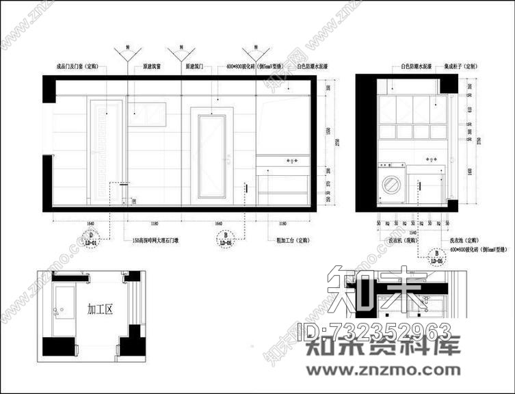 世茂天城臻园cad施工图下载【ID:732352963】