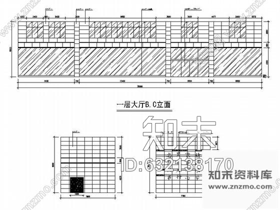 施工图西安某校区大厦室内装修图含效果cad施工图下载【ID:632138170】