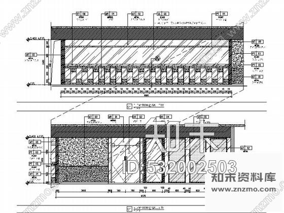 施工图广州魅力时尚餐厅施工图含效果图cad施工图下载【ID:532002503】