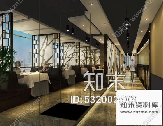 施工图广州魅力时尚餐厅施工图含效果图cad施工图下载【ID:532002503】