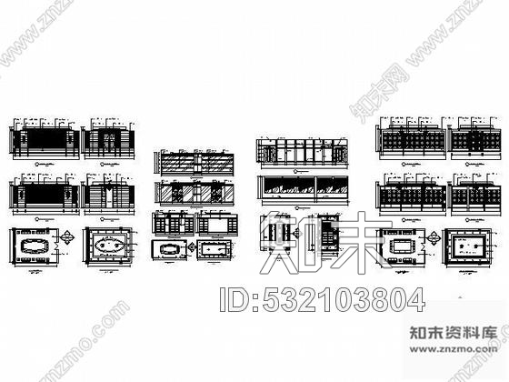 施工图三个会议室设计图纸cad施工图下载【ID:532103804】