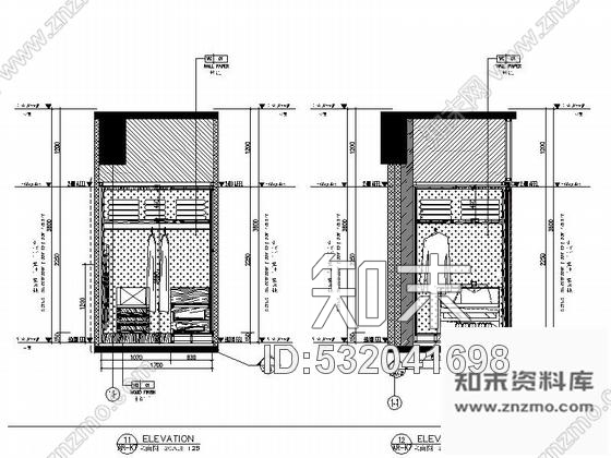 施工图深圳蛇口某国际大酒店K7、K9房型客房装修图施工图下载【ID:532041698】