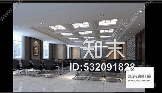 施工图高速公路服务区综合楼多功能厅装修施工图含效果cad施工图下载【ID:532091828】
