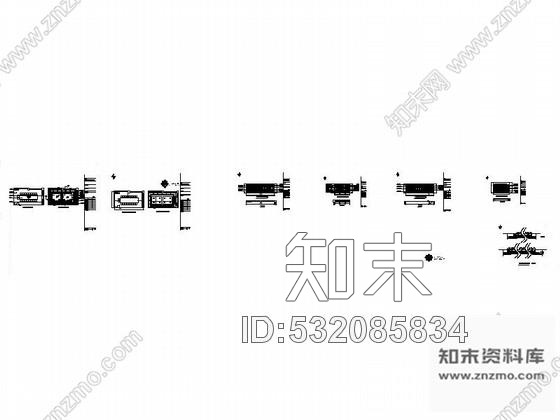 施工图现代会议室CAD装修图cad施工图下载【ID:532085834】