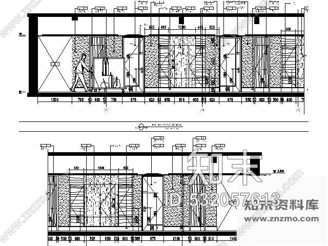 施工图酒店客房走廊及电梯厅施工图施工图下载【ID:532057613】